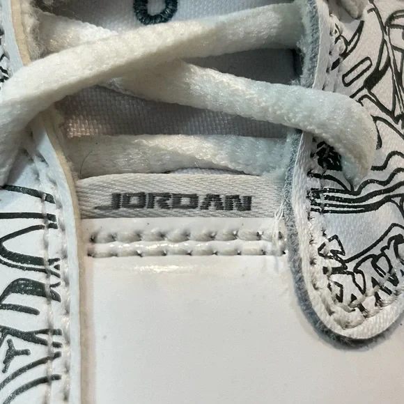 Toddler Nike Air Jordan Dub Zero Retro Shoes DV 1358-107 size 8 - Picture 3 of 16